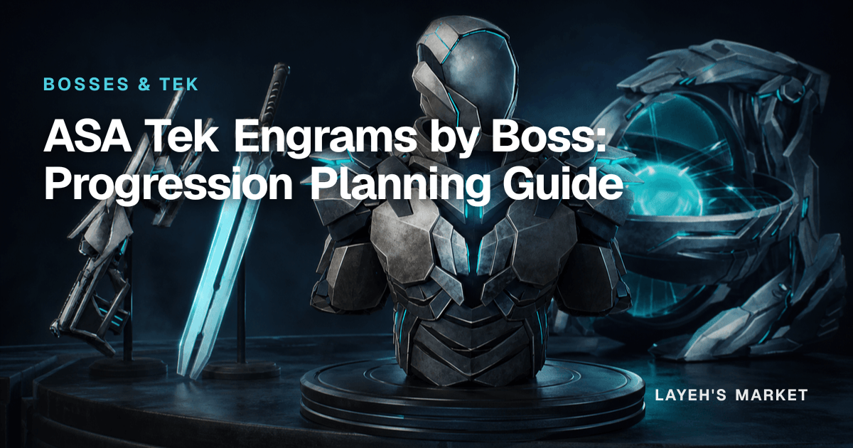 ARK Ascended Tek Engrams by Boss: Full Unlock List - Layeh's Market